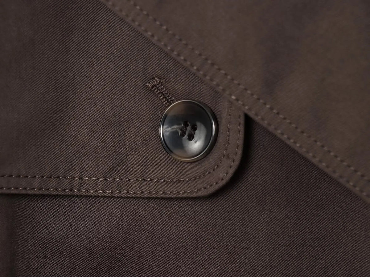 Autumn British style lapel double-breasted belt casual trench coat