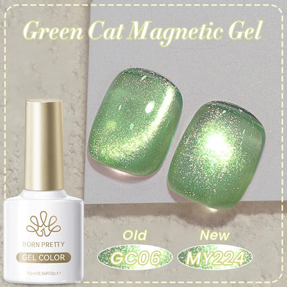 Dark Red Cat Magnetic Gel Nail Polish