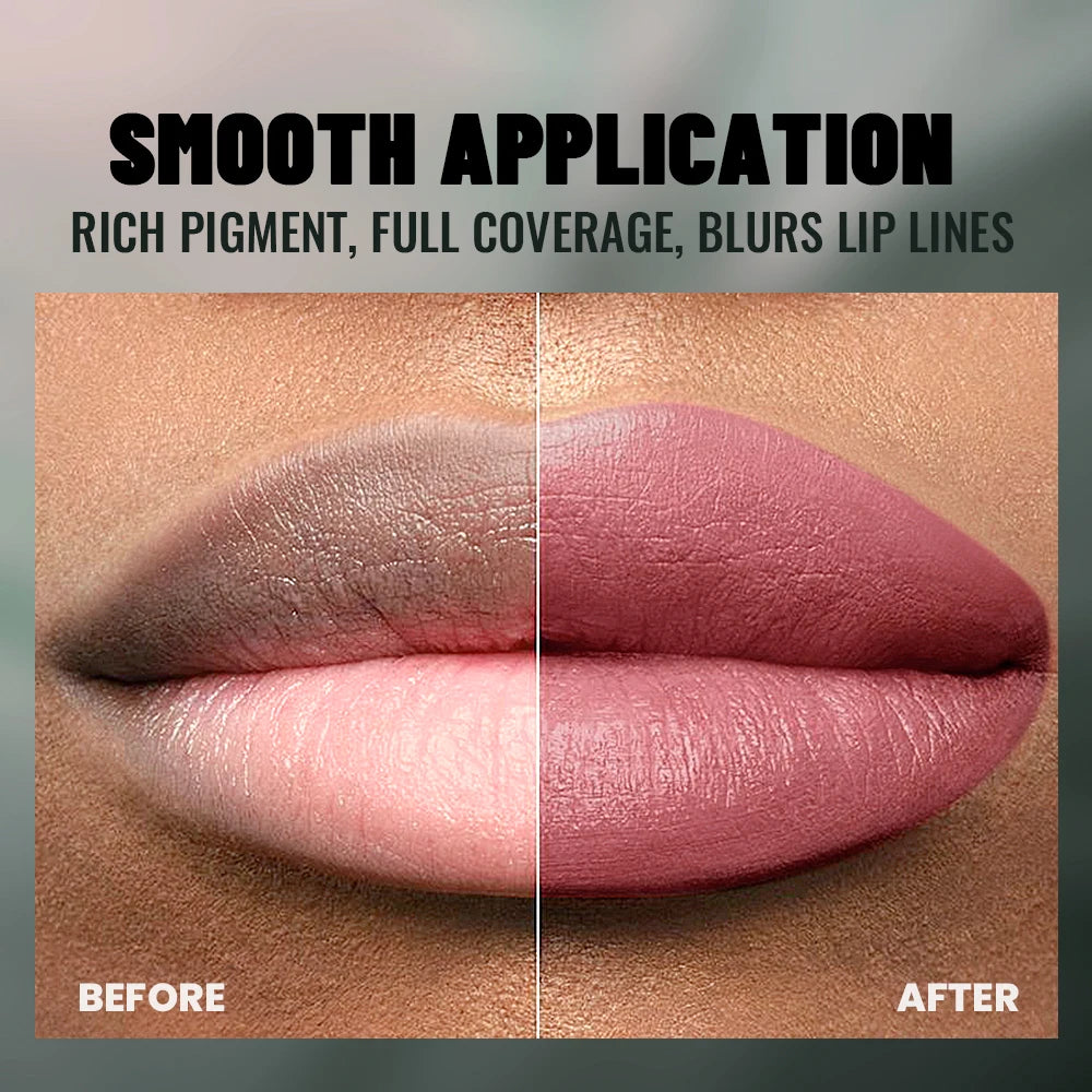 9 Colors Matte Lip Mousse Highly Pigmented Velvet Finish