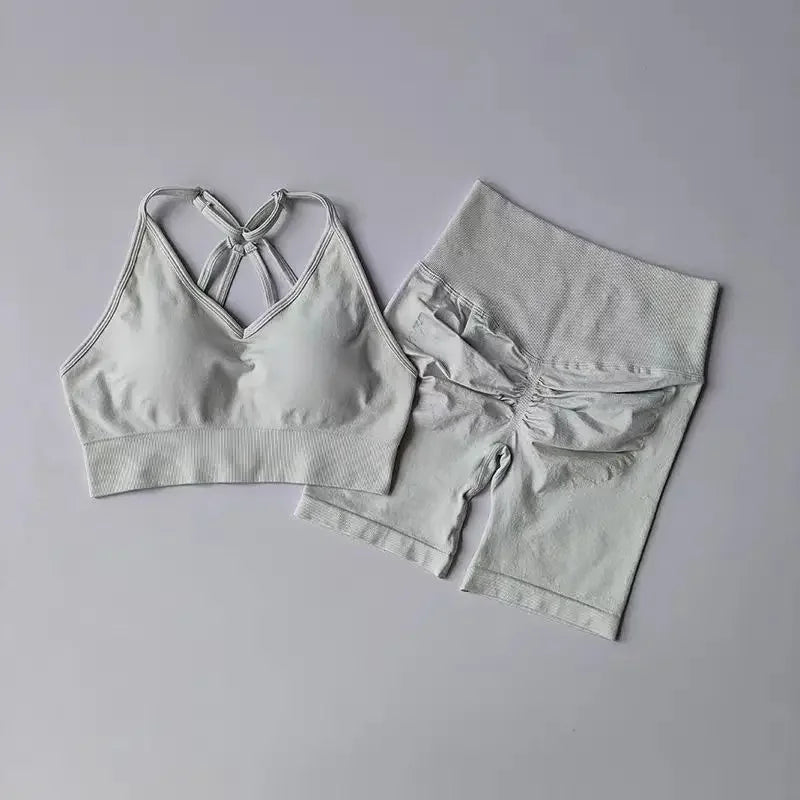 High Waist Sports Suits Fitness Sets Lingerie