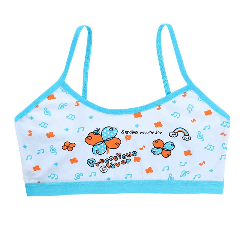 Teenage Girls Vest Bras Cartoon Panda Underwear
