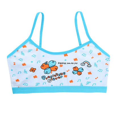 Teenage Girls Vest Bras Cartoon Panda Underwear