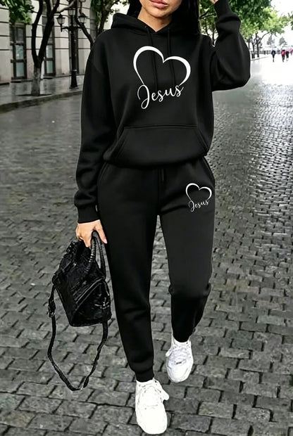 Outfits Casual Hooded Sweatshirts Outdoors Sports Jogging