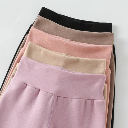 3/1 Piece Set For Autumn And Winter Medium High Waist Thick Leggings