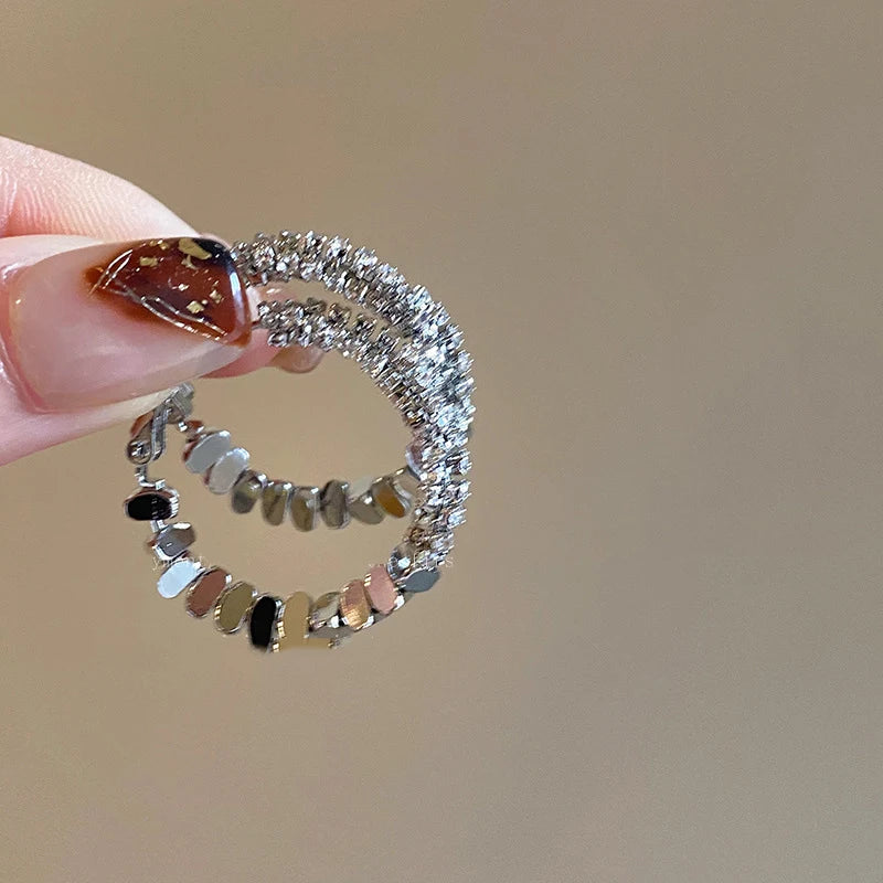 Luxury Big Round Hoop Earrings