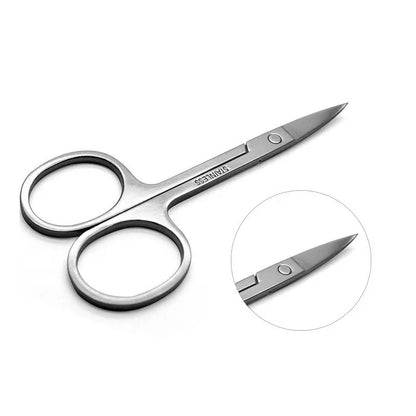 Stainless Steel Small Nail Tools Eyebrow Nose Hair Scissors