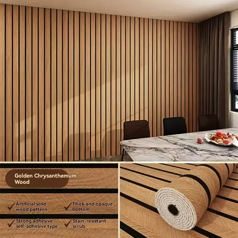 Thick Brown Grid Peel and Stick Wallpaper Home Decoration