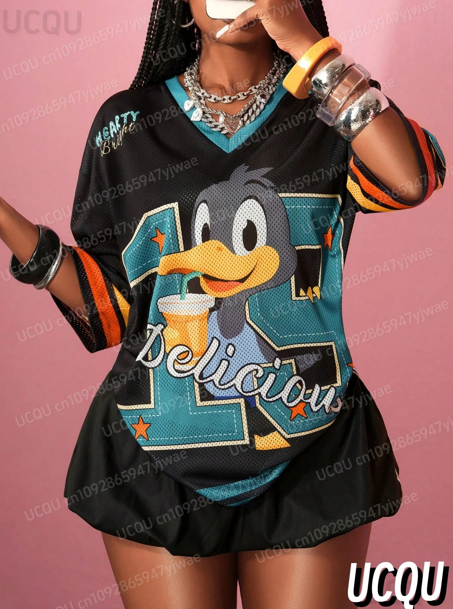 Bird Number 19 Print T Shirt