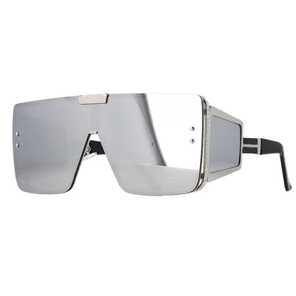 Oversized Luxury Retro One Lens Sunglasses