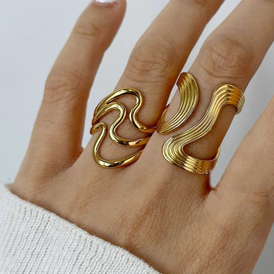 DANA Gold Color Adjustable Opening Ring