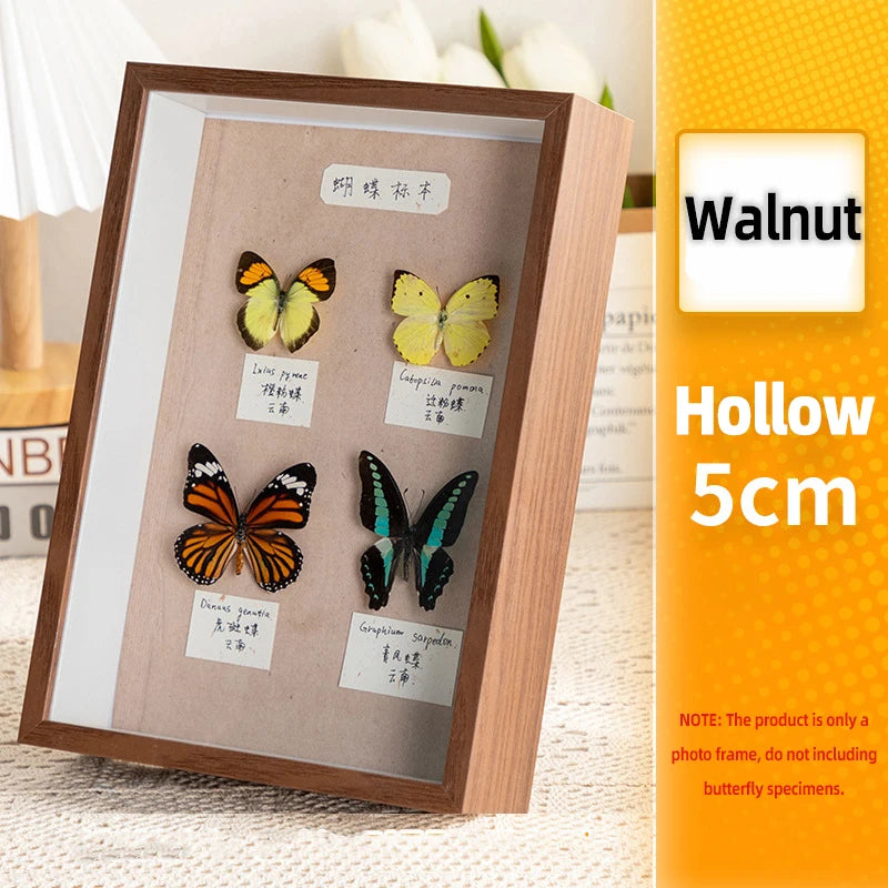 3D Photo Frame Hollow Dried Flower Specimen Holder Handmade