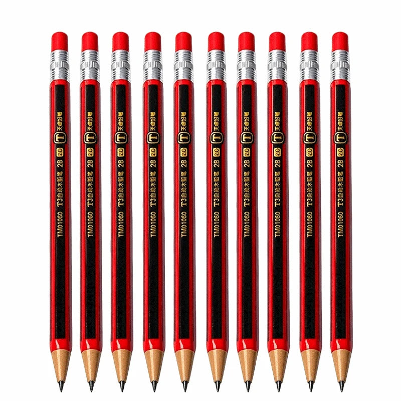 Mechanical Pencils Set 2B 2.0mm Automatic Student Drawing Pencil