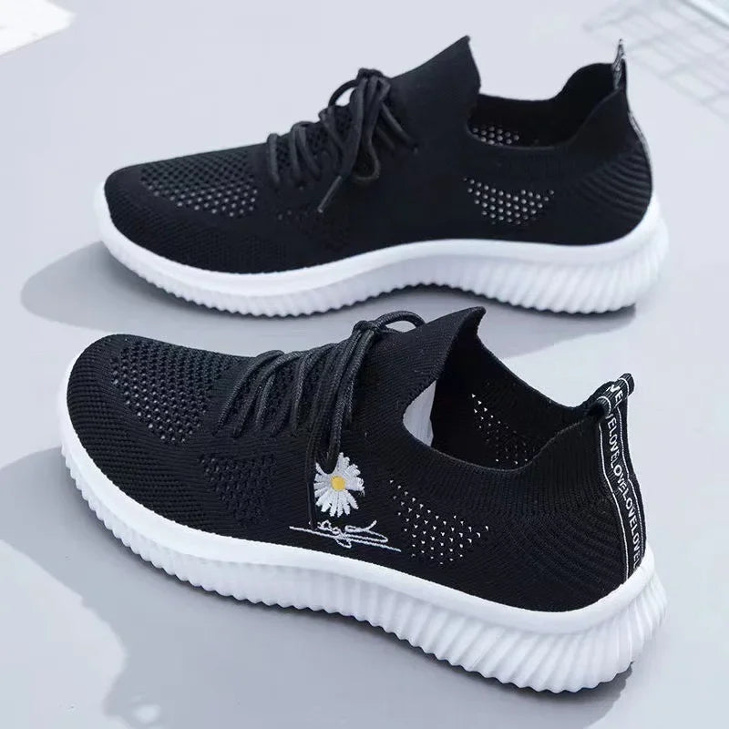 Tenis Vulcanize Air Mesh Breathable Gym Sports Sneakers
