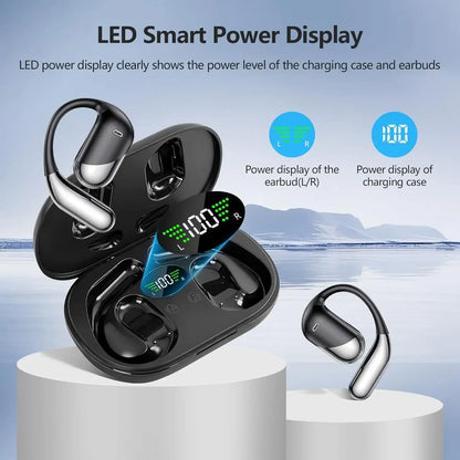 Q16H3 Bluetooth V6.1 AI Translation Earphones OWS Sport Headphone