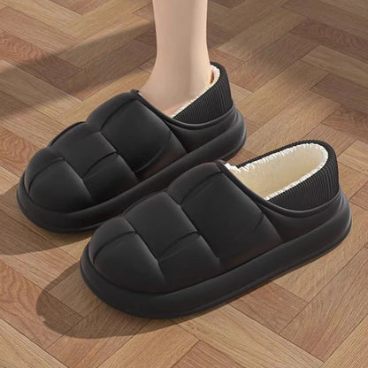 Waterproof cotton slippers