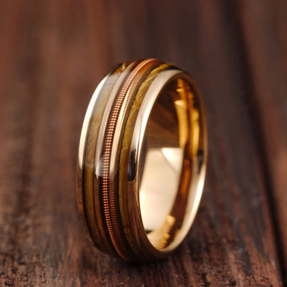 Black Stainless Steel Guitar String Rings