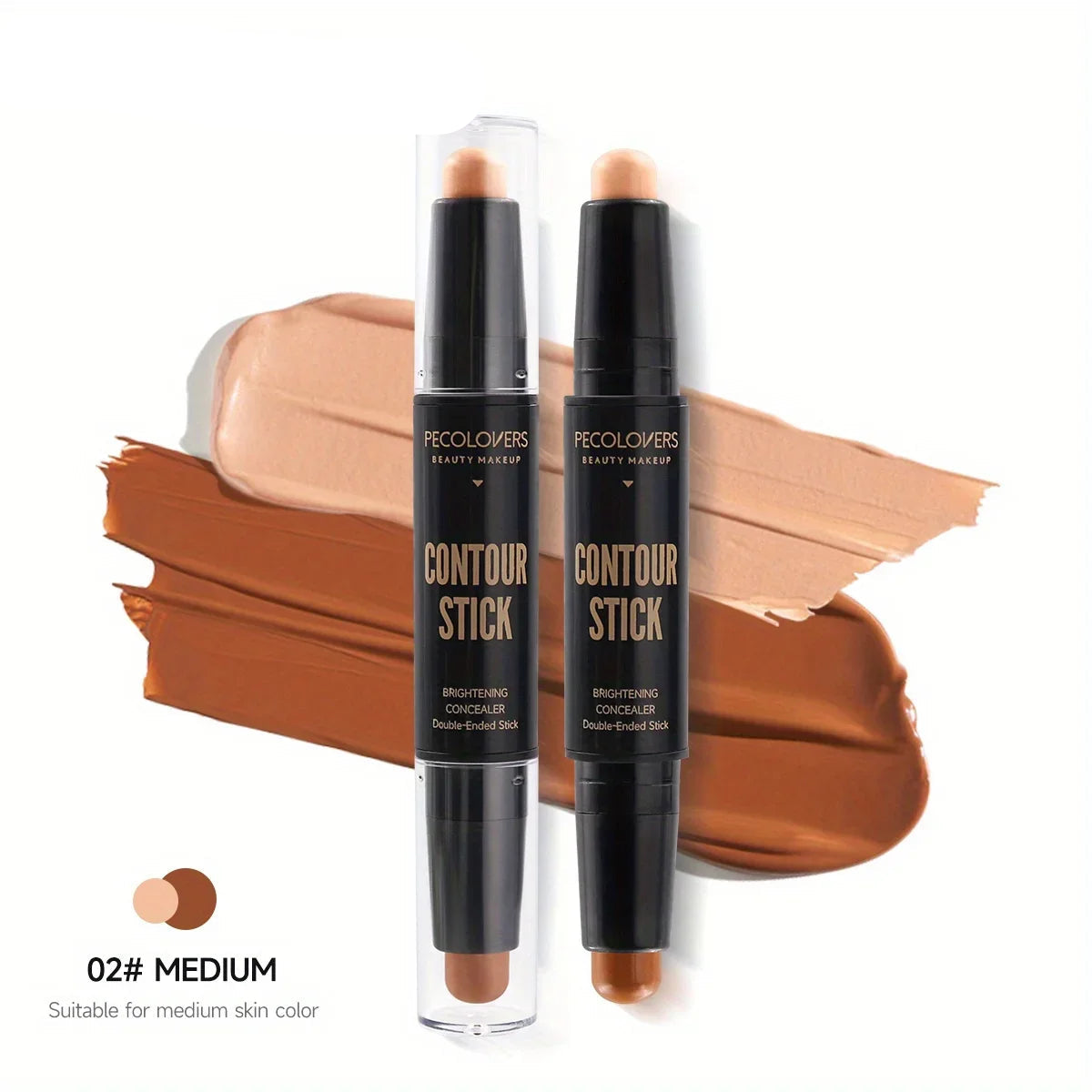 Double Head Highlight Waterproof Contouring Foundation
