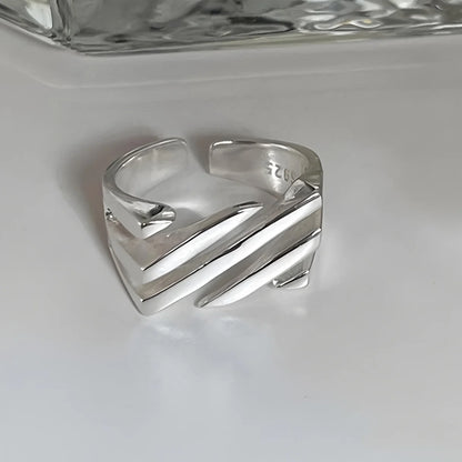 925 Sterling Silver Drip Glaze Butterfly Zircon Rings