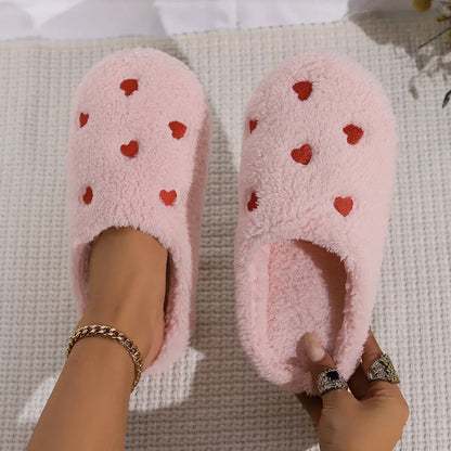 DANA Winter Heart-Shaped Slippers