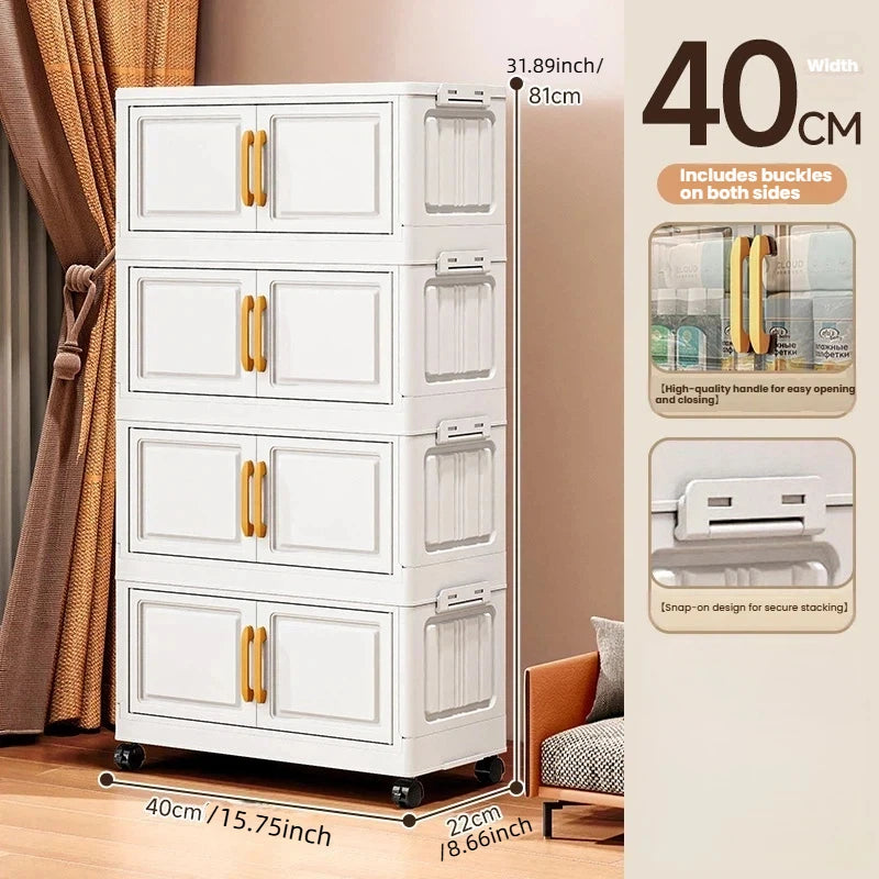 Double-door living room storage cabinet