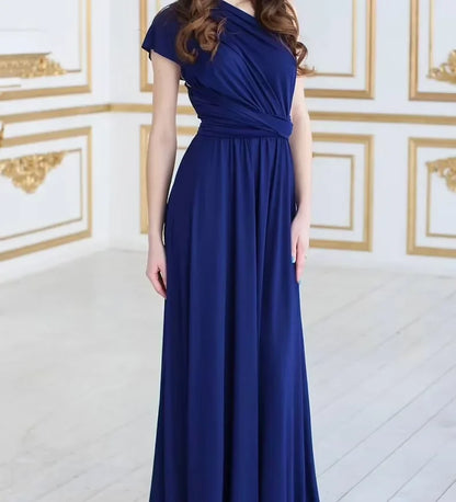 Rust Bridesmaid Dress Infinity Multiway Maxi Bridesmaid Dress