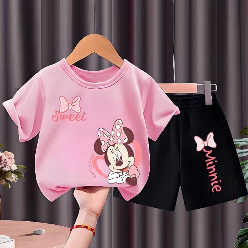 T Shirt Short Sleeve Breathable Shorts Sets