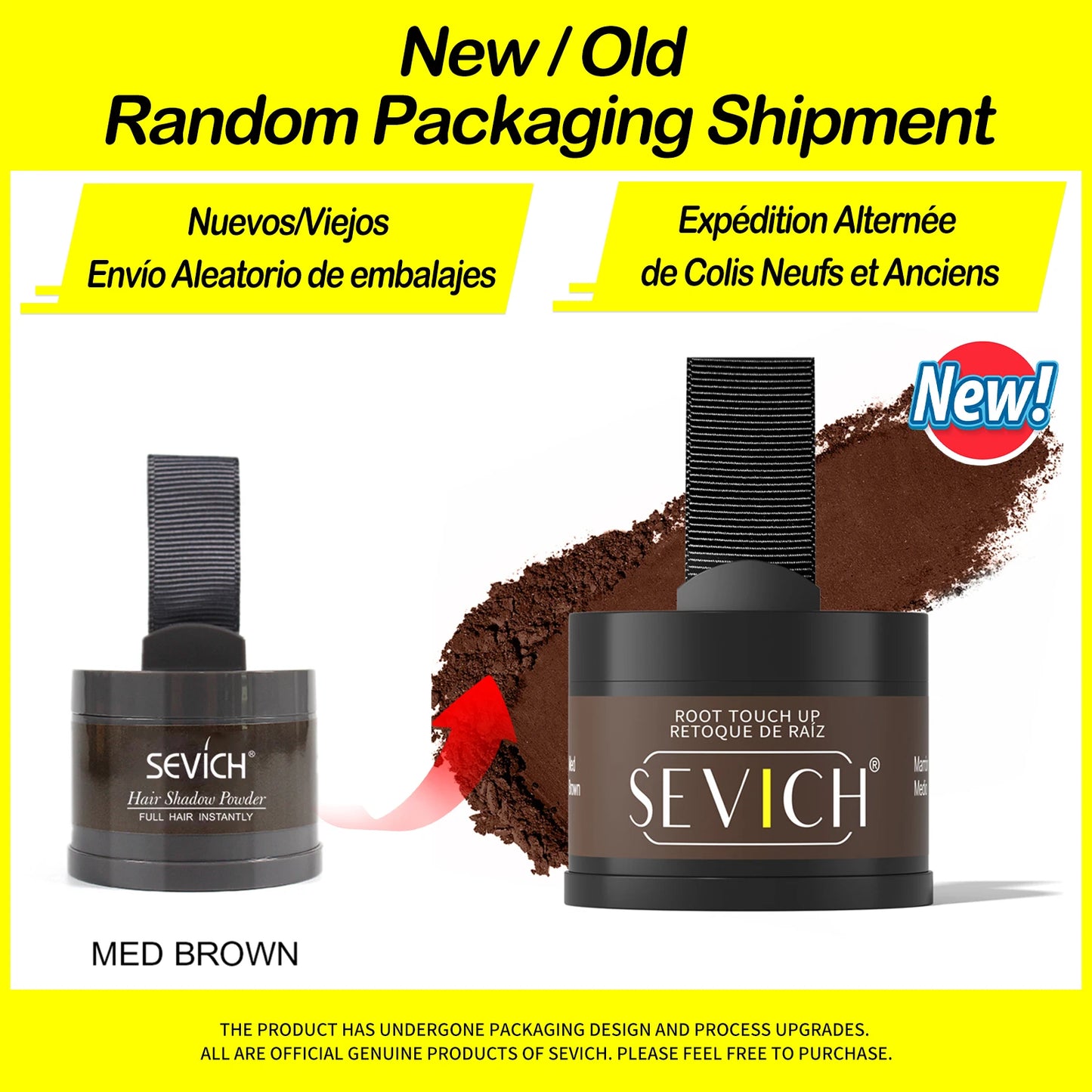 Hairline 4g Natural Cover Unisex Hair Powder