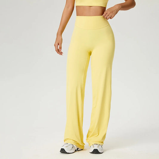 High Waist Wide Straight-Leg Ultra Soft Yoga Pants