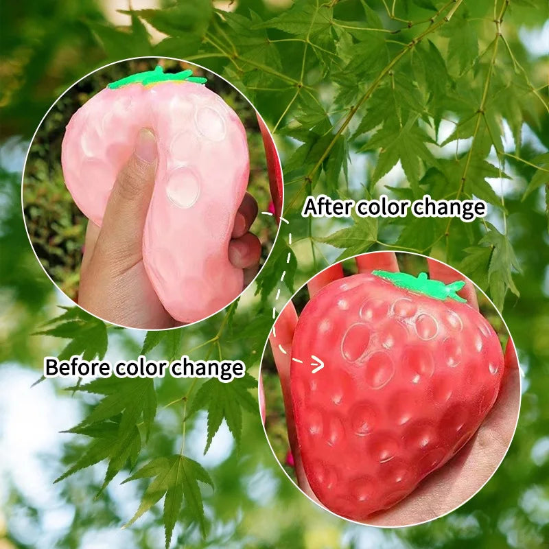 Simulated Peanut Squishy Pinch Toy Soft Stress-Relieving