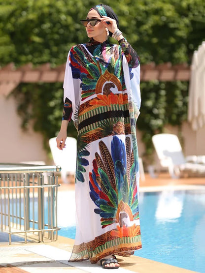 Burkini Cover Ups Muslim Swimwear Bathing Abaya