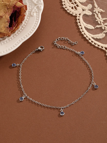 Bohemia Crystal Cubic Zirconia Anklet Bracelet