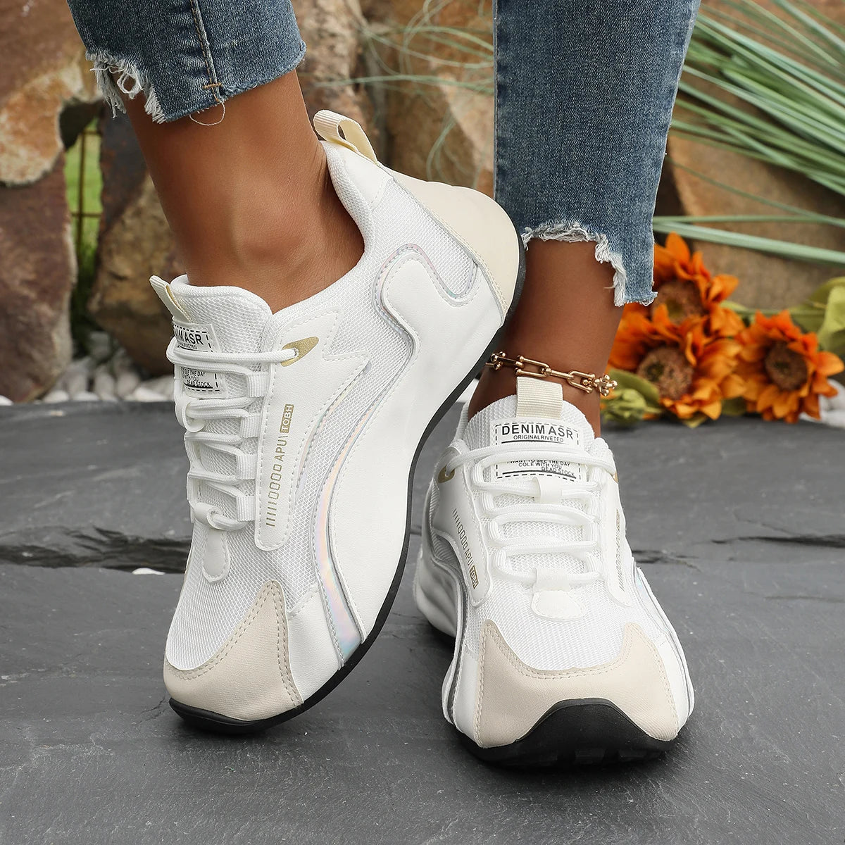 Shoes with Inner Height Adjustment Suitable for All Seasons Plus Sizes Sneakers
