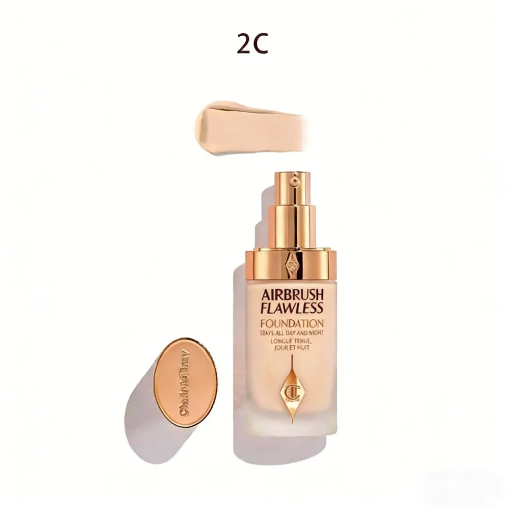 Charlotte Tilbury Liquid Foundation Cushion Foundation Setting Spray Pressed Powder Concealer Natural Hydrating Flawless Makeup