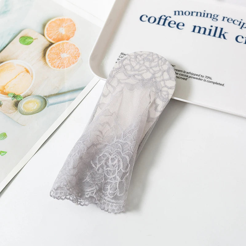 Cotton Lace Transparent Thin Short Socks