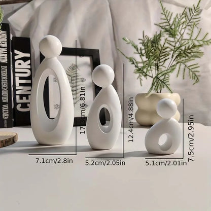 Simple Family Statue Modern Style Home Decor