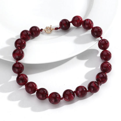 Bohemian Style Handmade Beaded Necklace Jewelry