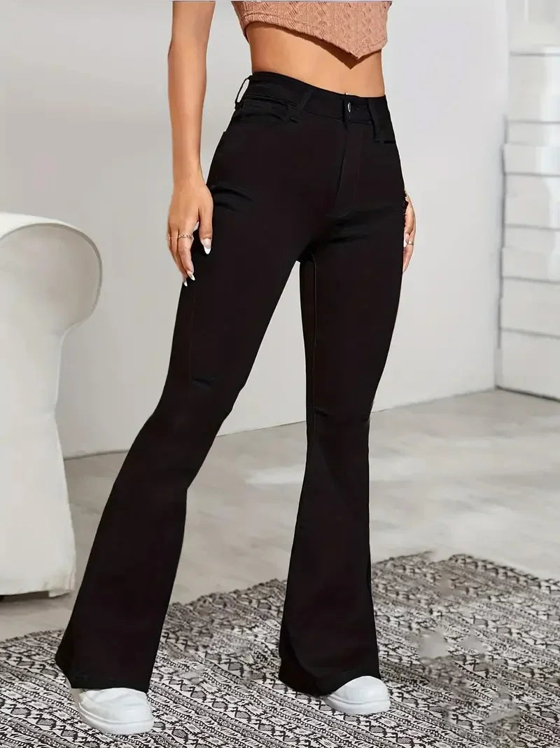 Flare Stretch Moustache Skinny Jeans