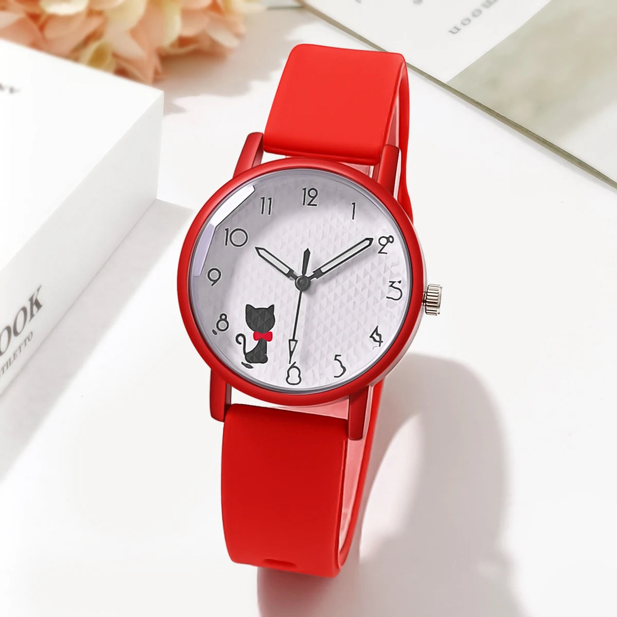 Casual Quartz Silicone Strap Watches