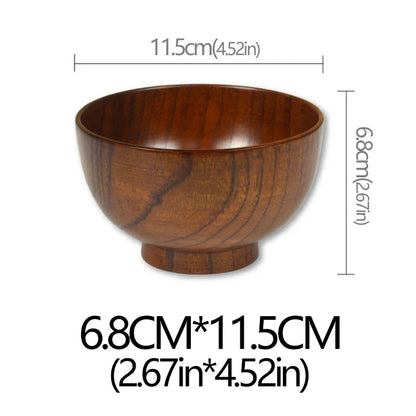 Japanese Sour Jujube Wood Bowl Baby Bowl