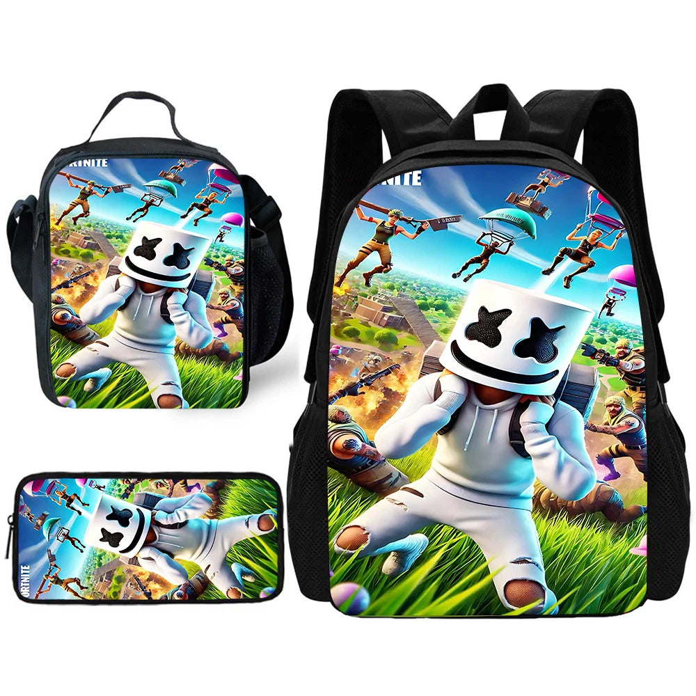 Child Backpack with Lunch Bags Pencil Bags School Bags