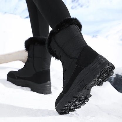 Winter Snow Waterproof Non-Slip Warm Northeast-Style Large Cotton  Boots