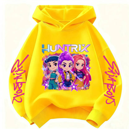 Sky Blue Sweatshirt  Hunter Rumi Derpy Cartoon Warm Thick Hoodie