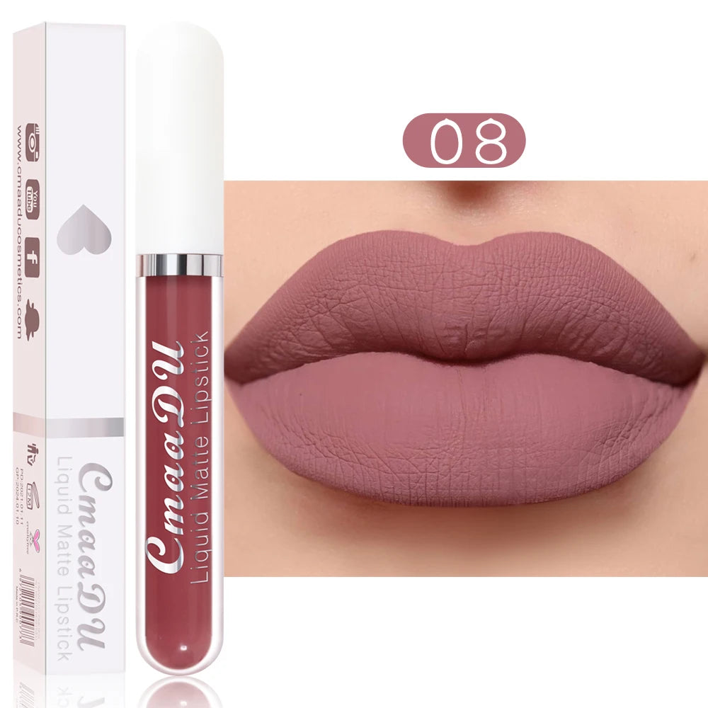 1 Pcs Matte Lip Gloss Liquid Lipstick Waterproof