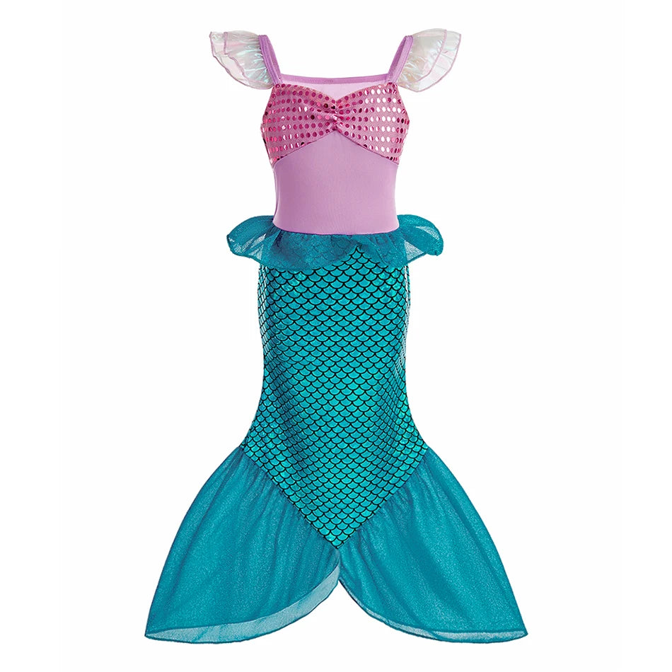 Elsa Anna Jasmine Rapunzel Pageant Cosplay Costume