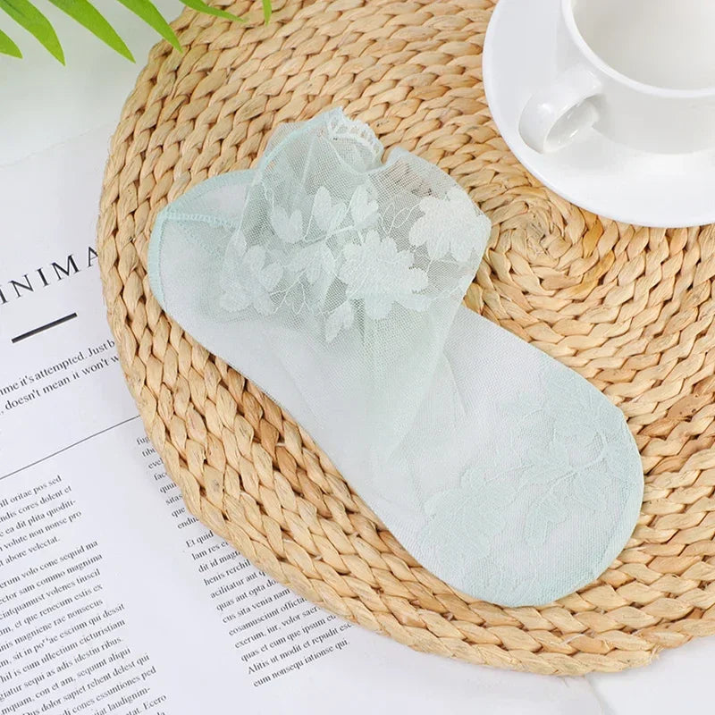 Lace Transparent Lolita Invisible Socks