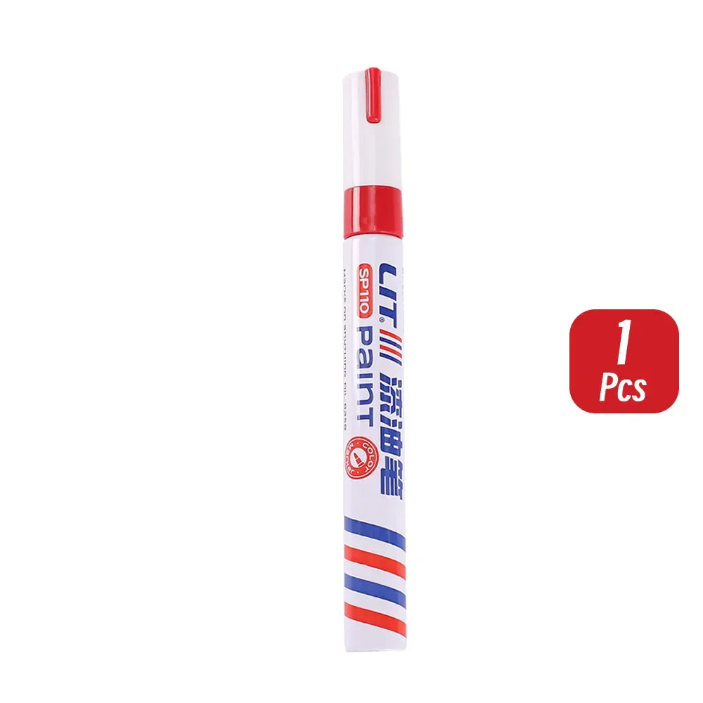 3mm 10p Colorful 8 Colors Permanent Paint Marker Waterproof
