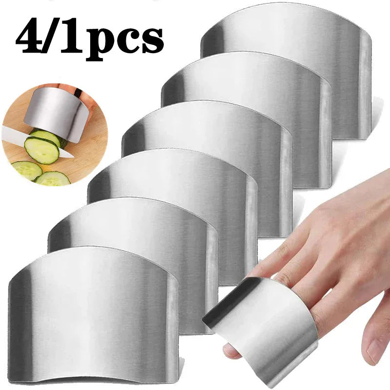4-1pcs  Stainless Steel Finger Guard