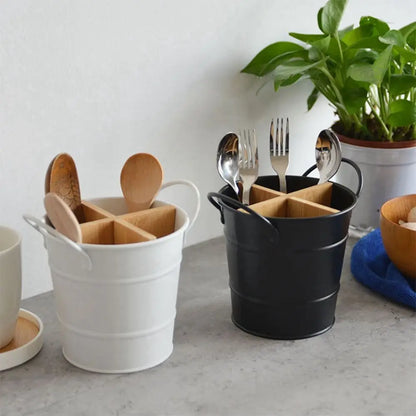 Separate Kitchenware Cooking Tool Storage Shelf Cutlery Organizer