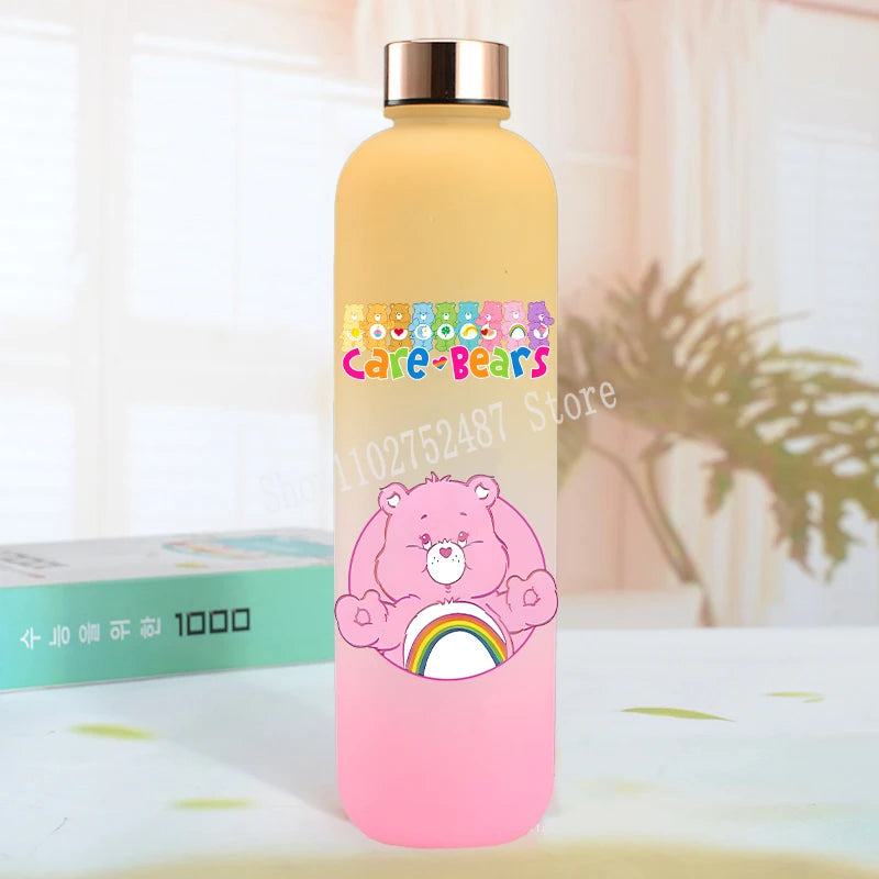 Cute Care Bears Water Bottle Outdoor Sports Kawaii Cup