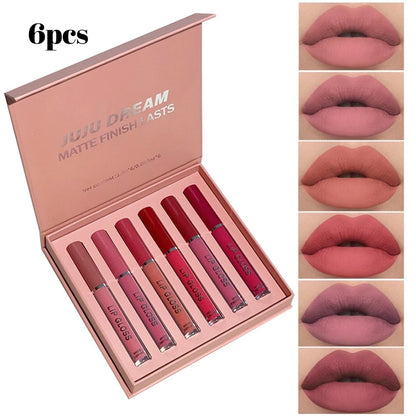 Matte Liquid Lipstick Set Waterproof Long Lasting  Smudge Proof Lip Gloss